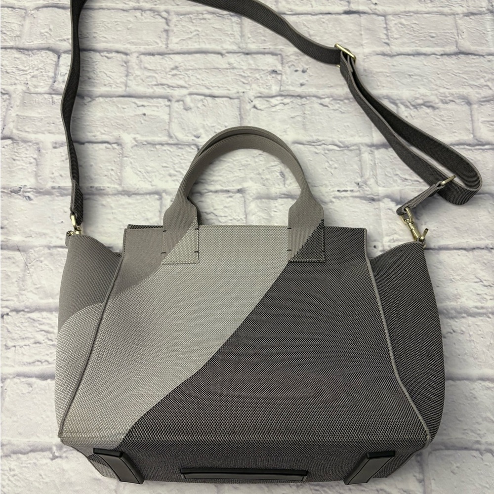 Rothy's Elegant Two-Tone Gray Crossbody Bag